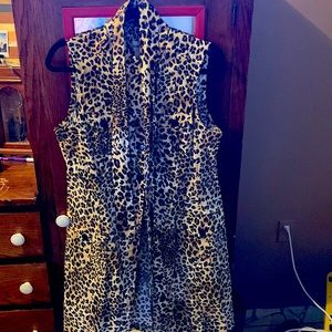 Chico’s leopard shirt dress